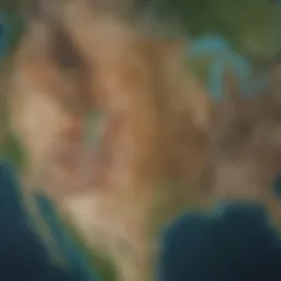 A map highlighting the geographical distribution of AAA auto locations across the United States