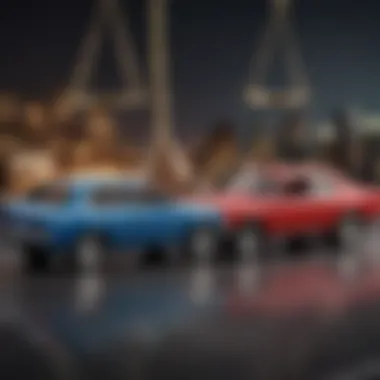 Legal Aspects of Auto Insurance Without a License An intricate scale of justice symbolizing legal considerations in auto insurance
