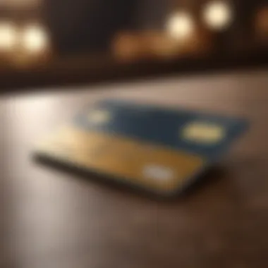 Premium credit card representing luxury benefits