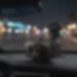 High-resolution dash cam capturing a vehicle
