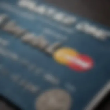 Elegant Design of Capital One Card A close-up view of a Capital One card highlighting its elegant design and color.