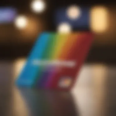 Card Colors and Personal Values A stylish representation of how card colors align with personal values.