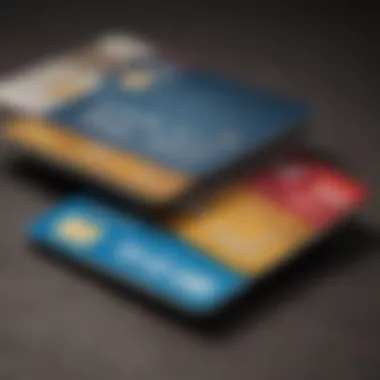 Types of Credit Cards Chart showcasing different types of credit cards