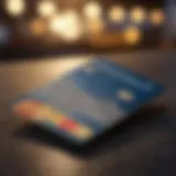 A credit card showcasing travel rewards