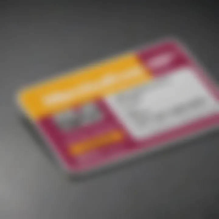 Close-up of a Medicare card with fitness membership options