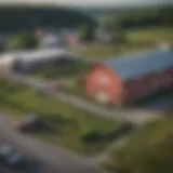 Scenic view of Kentucky Farm Bureau in Glasgow, KY