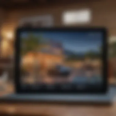 Uncovering Unique Offers and Discounts An array of travel deals displayed on a modern tablet, highlighting various destinations.