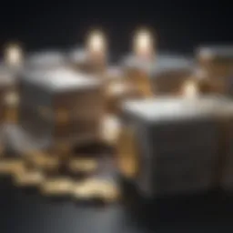 Visual representation of various collateral types for securing loans