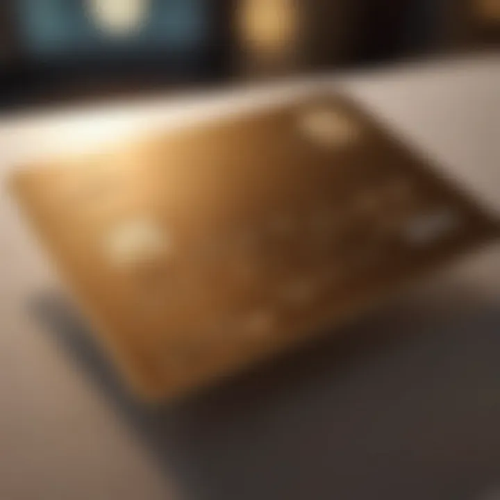 Elegant Visa Infinite card showcasing luxury features