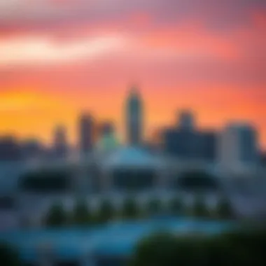 Tallahassee Skyline Tallahassee skyline showcasing the blend of modern and historic architecture