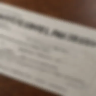 Identifying the Account Number on Your Check Close-up of a check highlighting the account number section