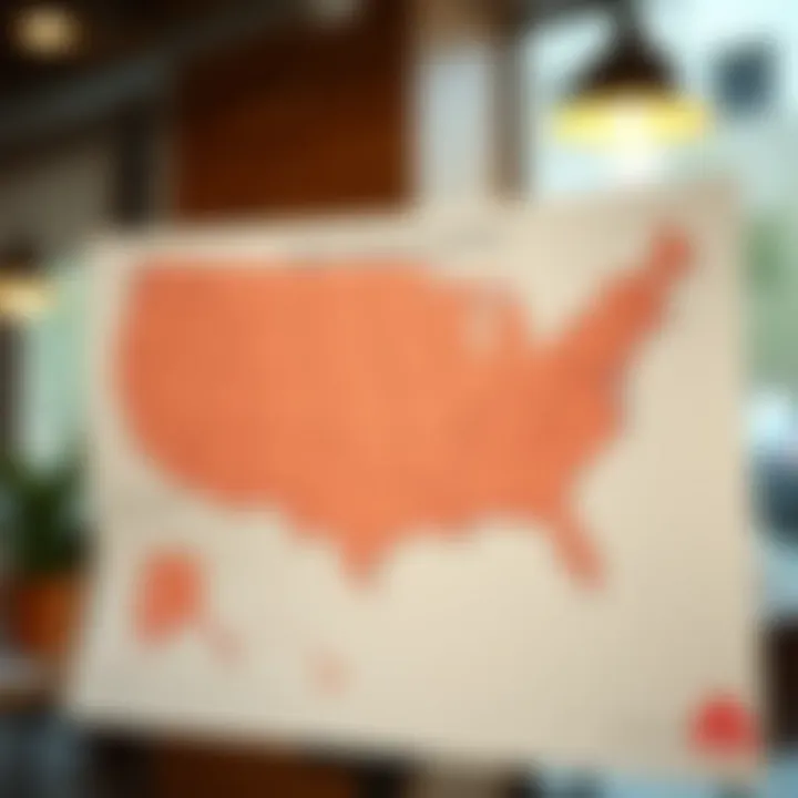 Market Positioning and Reach Map highlighting State Farm's market presence