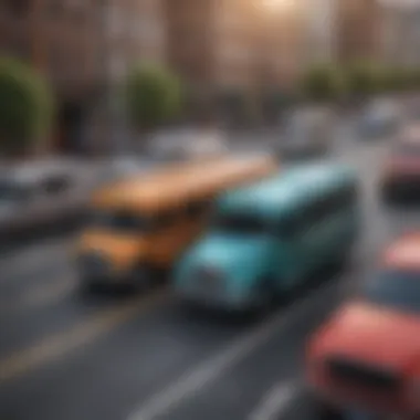 Infographic showing types of Medicare transportation options