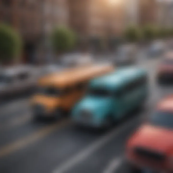 Infographic showing types of Medicare transportation options