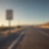 Speed limit sign on a California highway