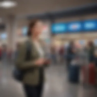 Traveler enjoying the benefits of TSA PreCheck at an airport