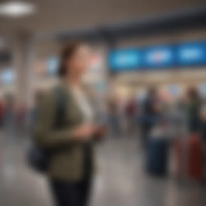 Traveler enjoying the benefits of TSA PreCheck at an airport