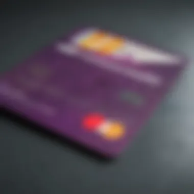 A close-up of a credit card being used for online payment