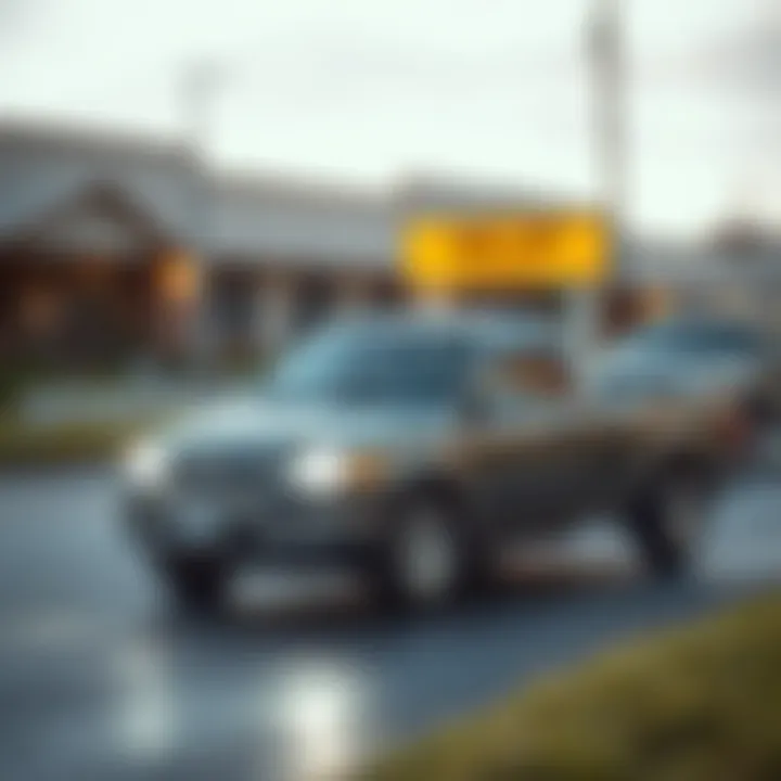An online listing example for selling a vehicle