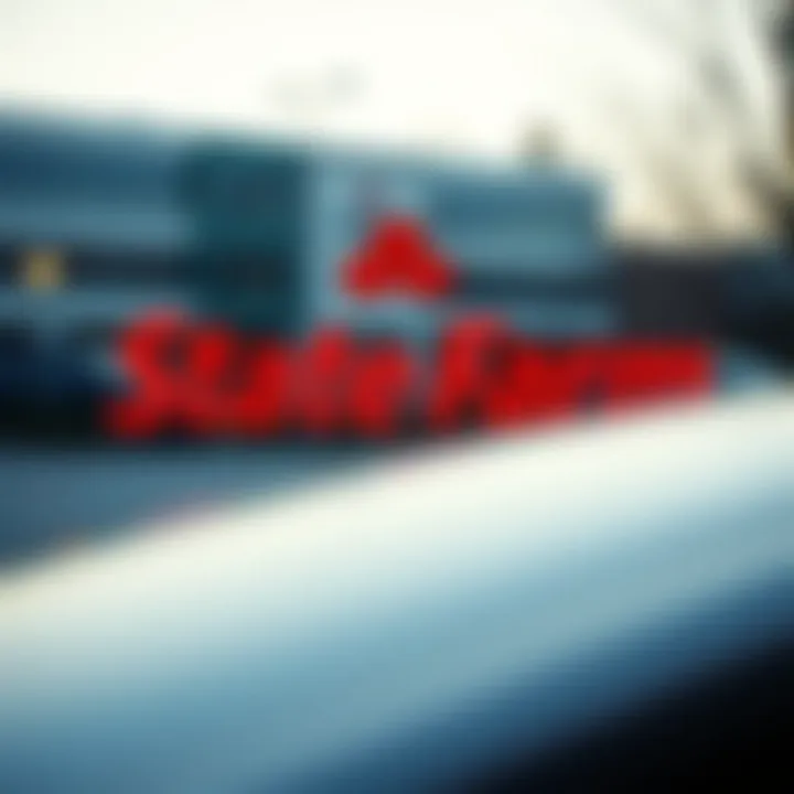 State Farm Brand Identity State Farm logo prominently displayed