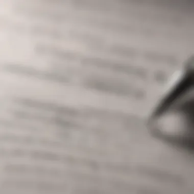 A close-up view of a travel insurance policy document with a pen, representing the importance of understanding coverage.