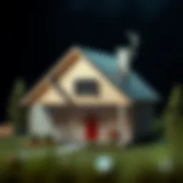 Visual representation of mortgage payment components including principal, interest, taxes, and insurance.