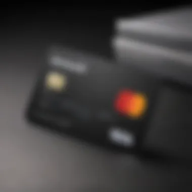 Visual representation of the credit limits available with the Black Metal Mastercard.