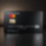 Elegant design of the Black Metal Mastercard showcasing its unique aesthetics.