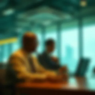 Illustration of regulatory bodies ensuring transparent communication