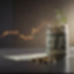 Graph illustrating cash value growth in whole life insurance