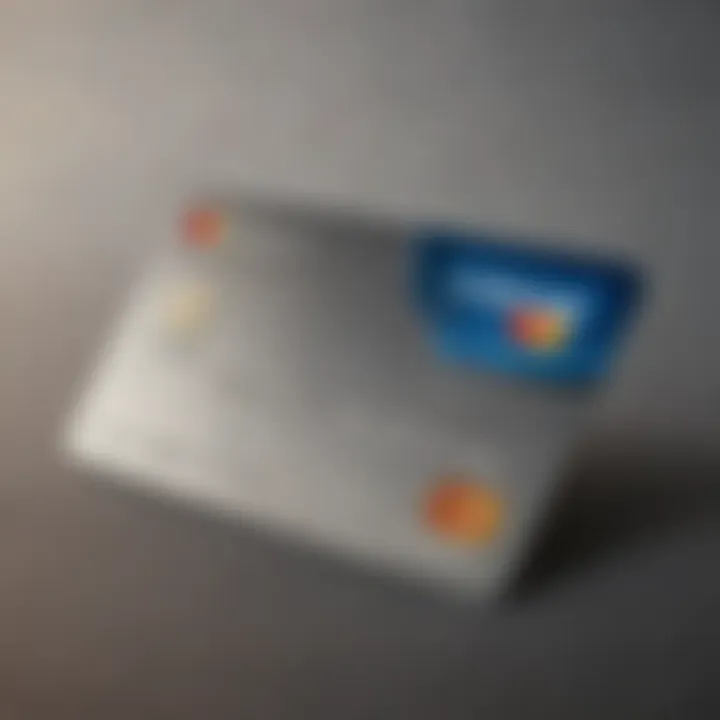 An elegant Citibank Mastercard showcased against a minimalist background, emphasizing its unique attributes.