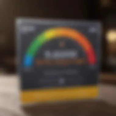 Insight into Credit Scores Close-up of a credit score report