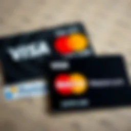 Comparison of Visa and MasterCard logos