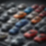 Detailed infographic showcasing various types of car insurance calculators and their functionalities.