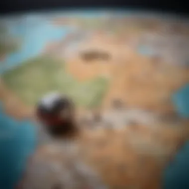 Global Travel with Ease Map highlighting global travel destinations