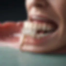 Illustration of a dental policy document highlighting coverage sections
