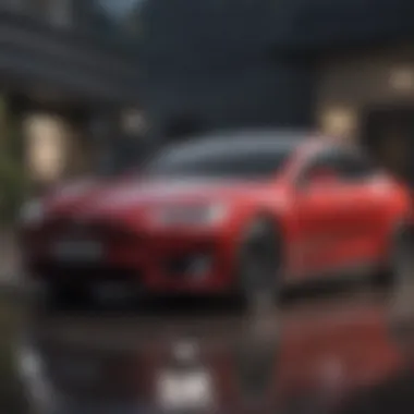Insurance Cost Comparison Graph comparing Tesla insurance costs with traditional auto insurance