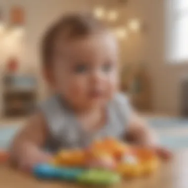 Infants being cared for in a daycare setting