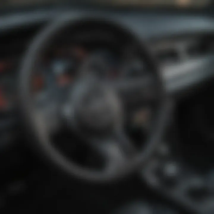 Close-up of the Dodge Charger HEMI dashboard displaying features