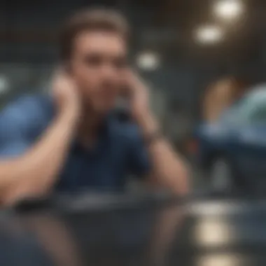 Filing an Insurance Claim A person making a phone call to file an insurance claim