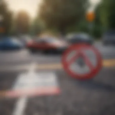 State Regulations on Insurance Traffic signs showing state regulations related to auto insurance