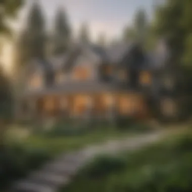 The Essence of Homeowners Insurance A serene home surrounded by nature, symbolizing security and protection.